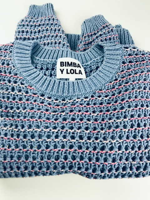 ażurowy sweter BIMBA Y LOLA