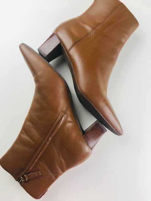 skórzane botki RALPH LAUREN