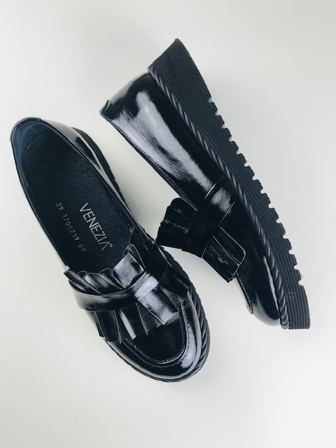 lakierowane mokasyny VENEZIA