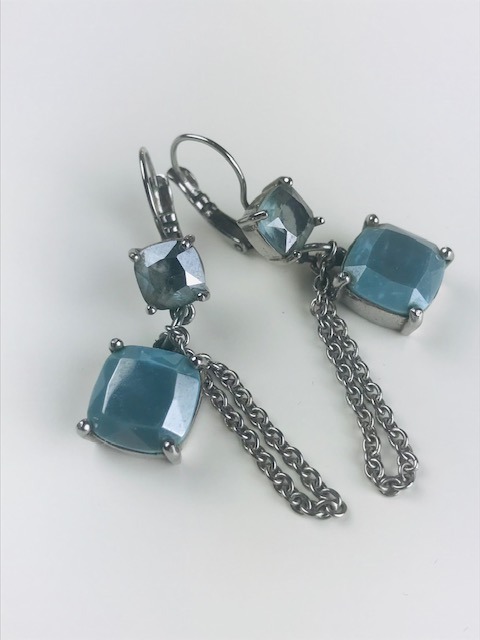 kolczyki tafle jeziora Dyrberg&Kern